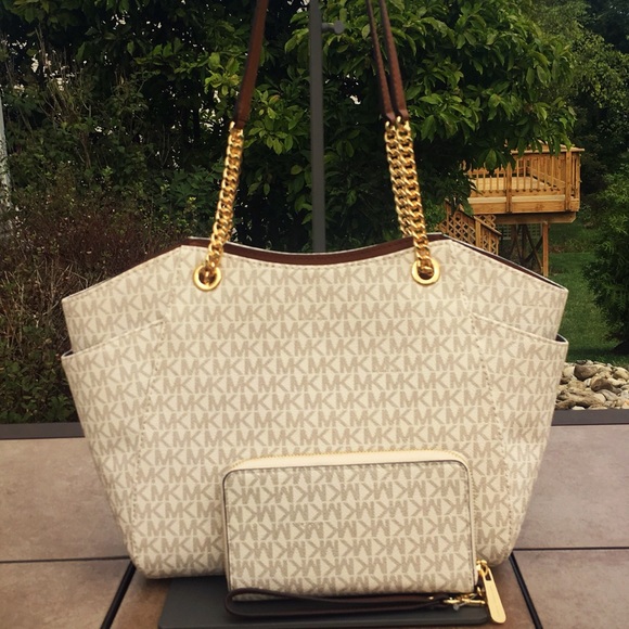 3PCS Michael Kors Jet Set Chain Tote Wallet Charms - Picture 3 of 6